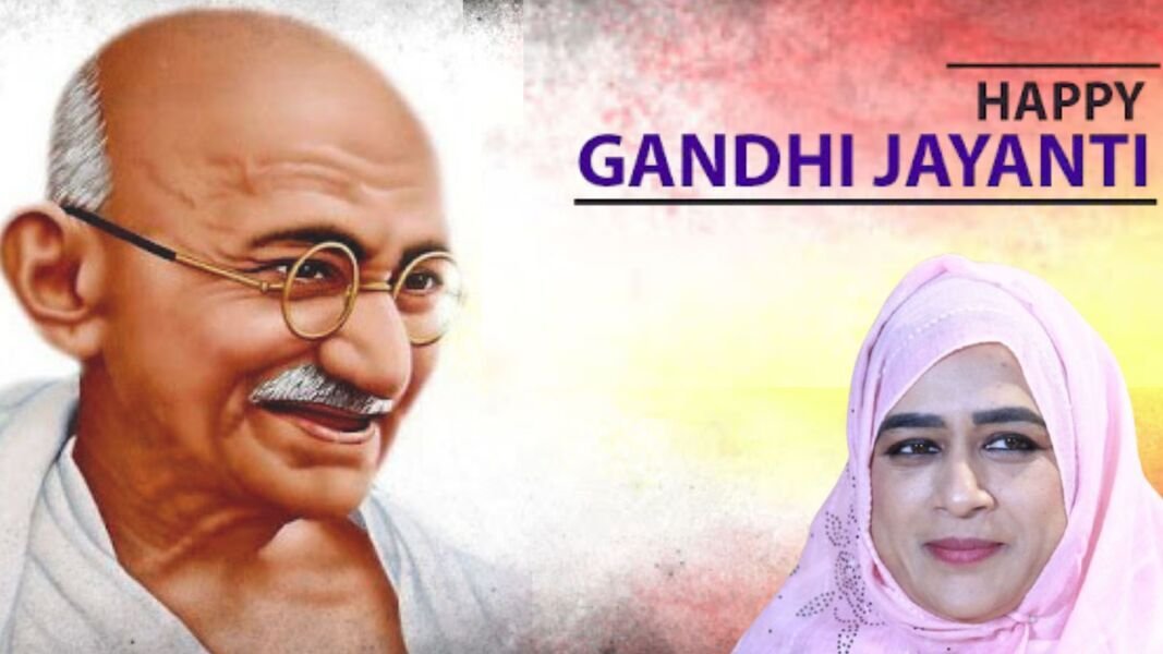 Dr Nowhera Shaik Pays Tribute To Mahatma Gandhi On The Occasion Of Gandhi Jayanti , She Gives Special Message To All